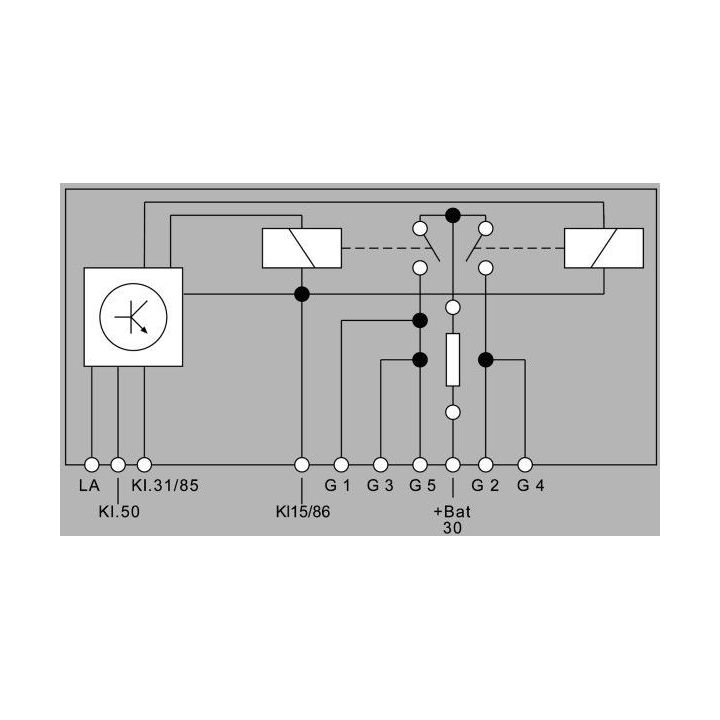Valdymo blokas, kaitinimo žvakių sistema HELLA 4RV 008 188-021