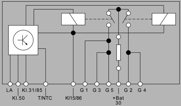 Valdymo blokas, kaitinimo žvakių sistema HELLA 4RV 008 188-061
