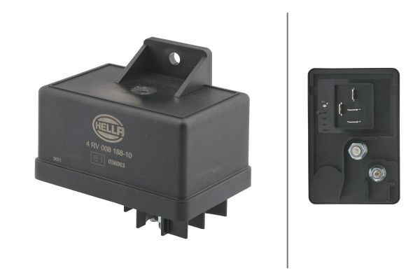 Valdymo blokas, kaitinimo žvakių sistema HELLA 4RV 008 188-101