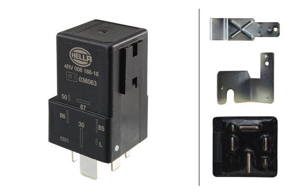 Valdymo blokas, kaitinimo žvakių sistema HELLA 4RV 008 188-161