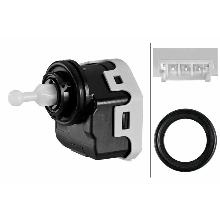 Vykdomasis elementas, žibintų diapazono reguliavimas HELLA 6NM 007 878-041