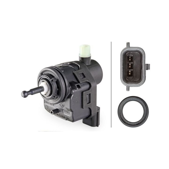 Vykdomasis elementas, žibintų diapazono reguliavimas HELLA 6NM 007 878-561