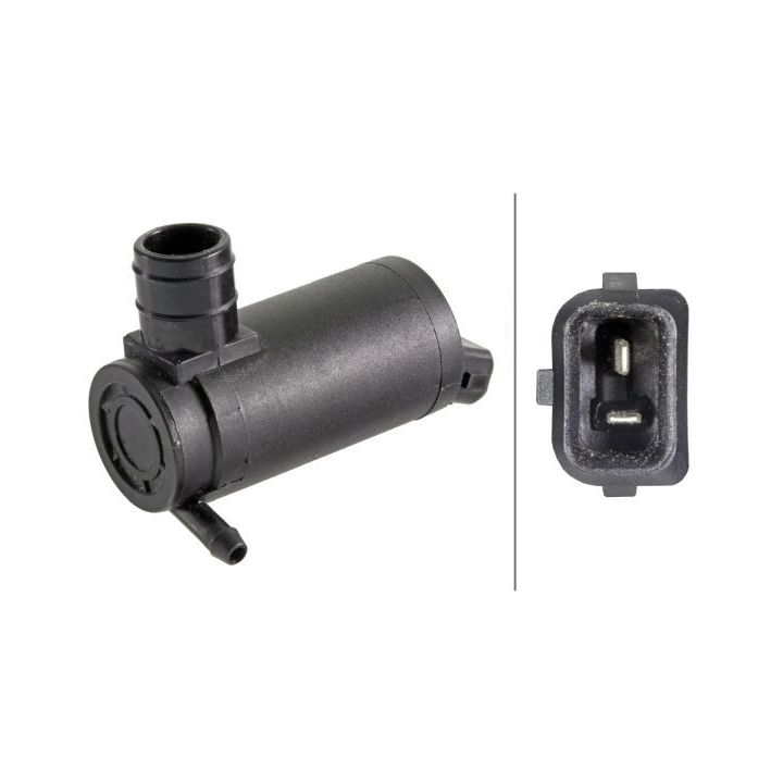 Vandens siurblys, priekinio stiklo plovimas HELLA 8TW 006 848-001