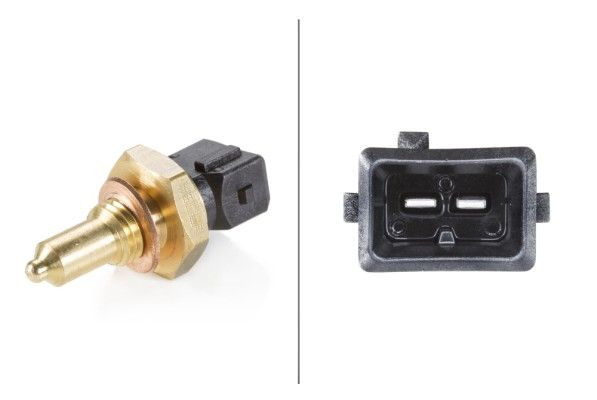 Siuntimo blokas, aušinimo skysčio temperatūra HELLA 6PT 009 107-851