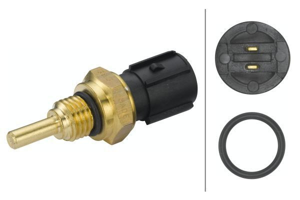 Siuntimo blokas, aušinimo skysčio temperatūra HELLA 6PT 009 107-511