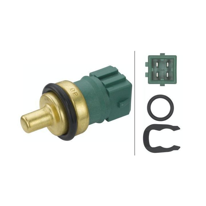 Siuntimo blokas, aušinimo skysčio temperatūra HELLA 6PT 009 107-541