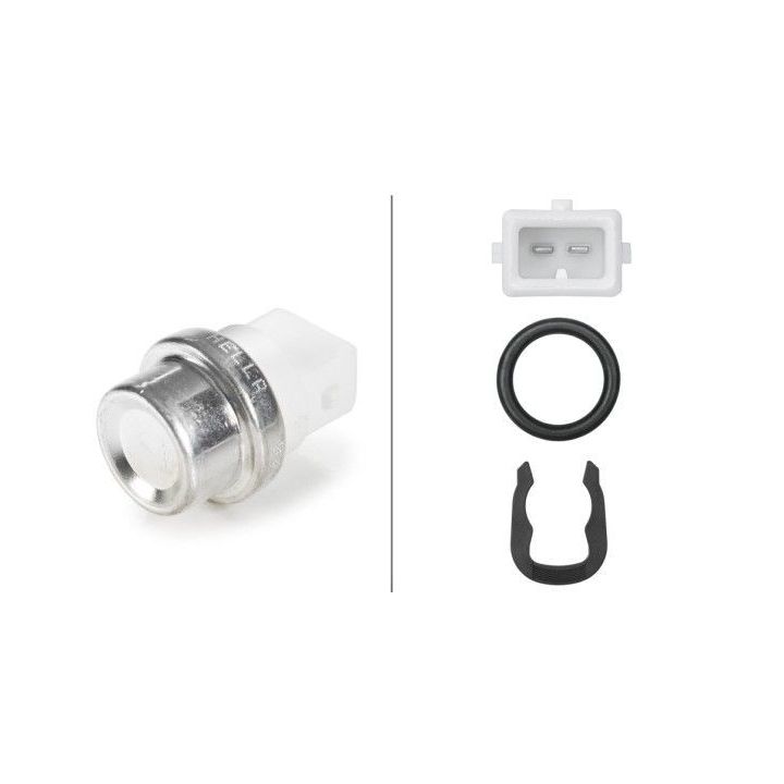 Siuntimo blokas, aušinimo skysčio temperatūra HELLA 6PT 009 107-601