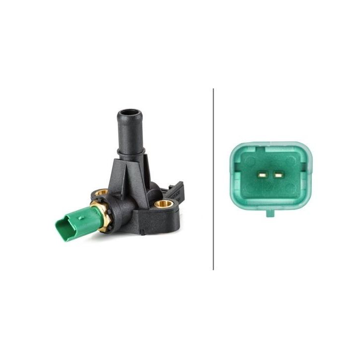 Siuntimo blokas, aušinimo skysčio temperatūra HELLA 6PT 009 309-431