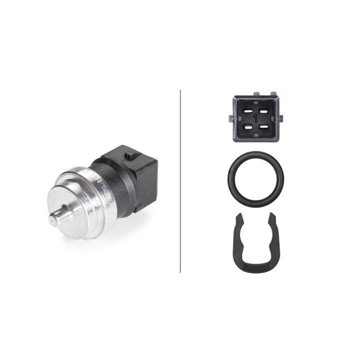 Siuntimo blokas, aušinimo skysčio temperatūra HELLA 6PT 009 309-551