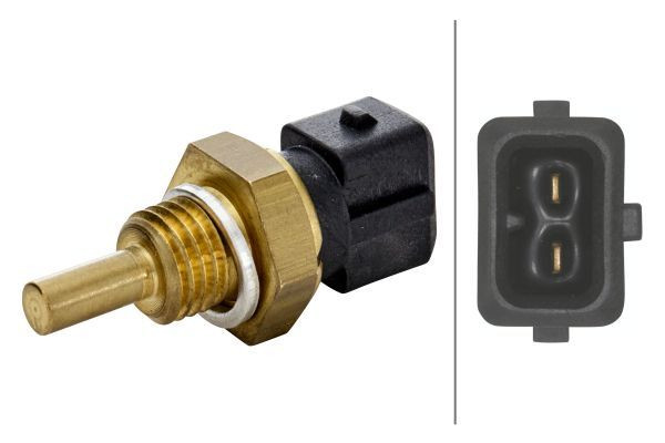 Siuntimo blokas, aušinimo skysčio temperatūra HELLA 6PT 009 309-951