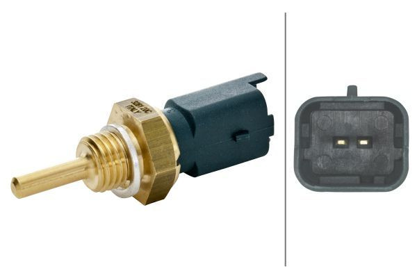 Siuntimo blokas, aušinimo skysčio temperatūra HELLA 6PT 013 113-091