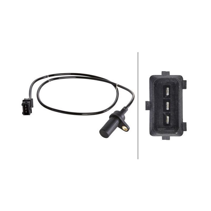 Jutiklis, alkūninio veleno impulsas HELLA 6PU 009 146-451