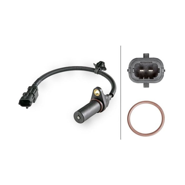 Jutiklis, alkūninio veleno impulsas HELLA 6PU 009 168-351