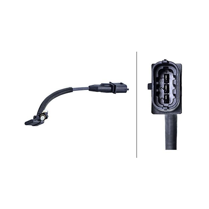 Jutiklis, alkūninio veleno impulsas HELLA 6PU 009 168-661