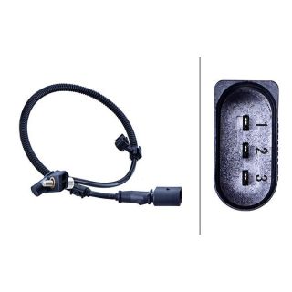 Jutiklis, alkūninio veleno impulsas HELLA 6PU 009 168-691