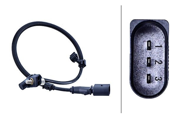 Jutiklis, alkūninio veleno impulsas HELLA 6PU 009 168-691