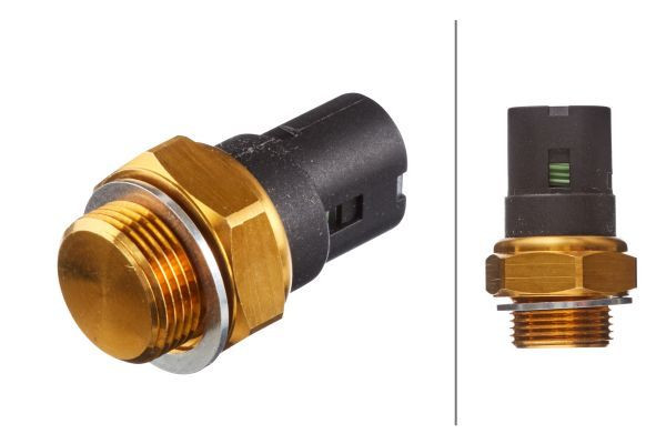 Temperatūros jungiklis, radiatoriaus ventiliatorius HELLA 6ZT 007 808-011