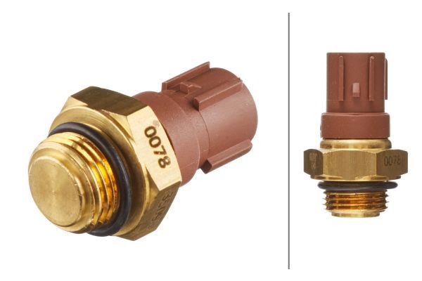 Temperatūros jungiklis, radiatoriaus ventiliatorius HELLA 6ZT 007 835-091