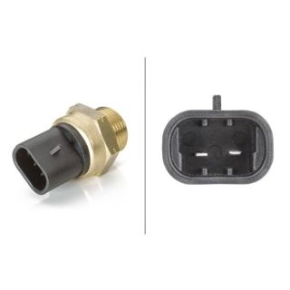 Temperatūros jungiklis, radiatoriaus ventiliatorius HELLA 6ZT 007 835-191