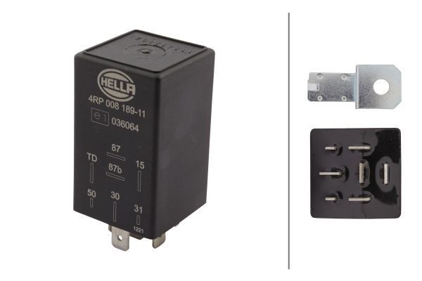 Relė, degalų siurblys HELLA 4RP 008 189-111
