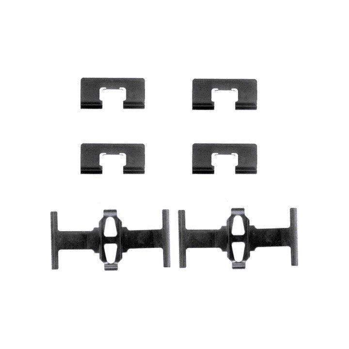 Priedų komplektas, diskinių stabdžių trinkelės HELLA 8DZ 355 202-271