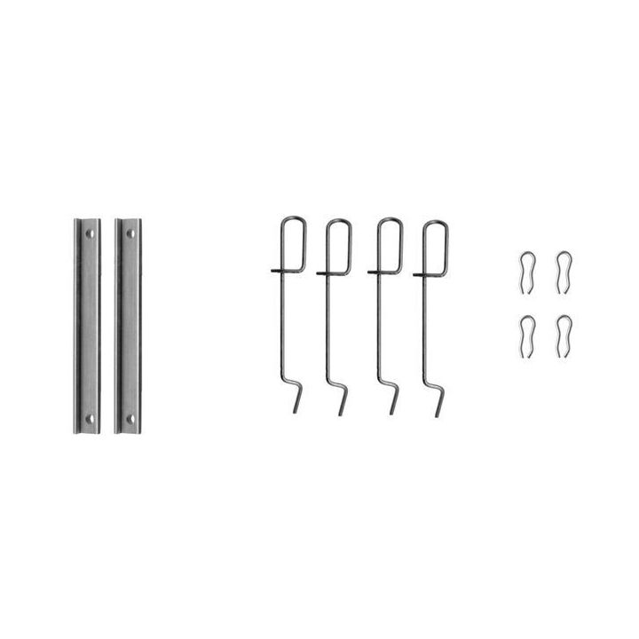 Priedų komplektas, diskinių stabdžių trinkelės HELLA 8DZ 355 202-411