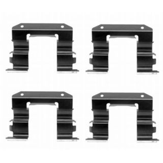 Priedų komplektas, diskinių stabdžių trinkelės HELLA 8DZ 355 202-511