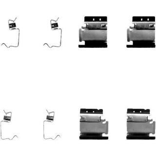 Priedų komplektas, diskinių stabdžių trinkelės HELLA 8DZ 355 202-661