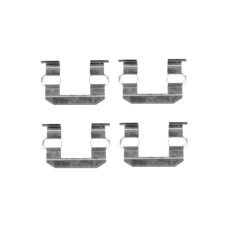 Priedų komplektas, diskinių stabdžių trinkelės HELLA 8DZ 355 203-131