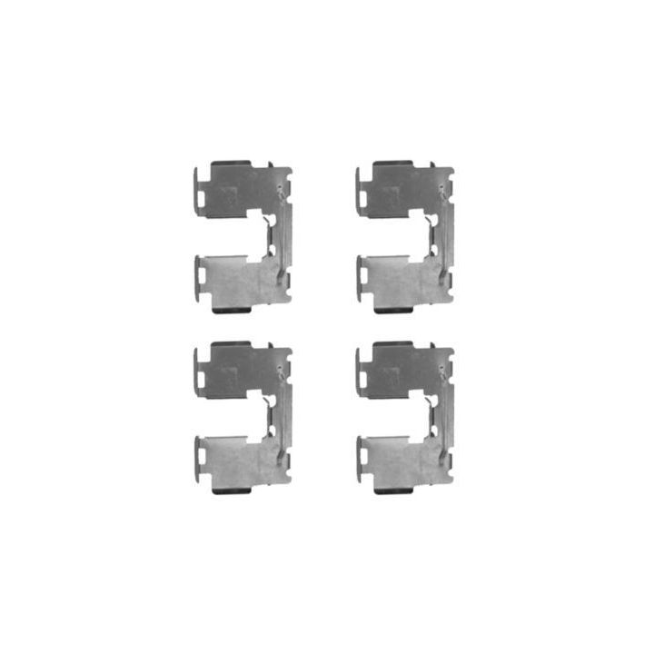 Priedų komplektas, diskinių stabdžių trinkelės HELLA 8DZ 355 203-901