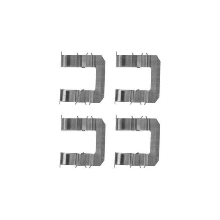 Priedų komplektas, diskinių stabdžių trinkelės HELLA 8DZ 355 203-991