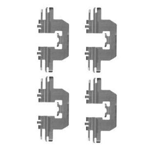 Priedų komplektas, diskinių stabdžių trinkelės HELLA 8DZ 355 204-601