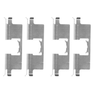 Priedų komplektas, diskinių stabdžių trinkelės HELLA 8DZ 355 204-651