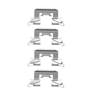 Priedų komplektas, diskinių stabdžių trinkelės HELLA 8DZ 355 204-691