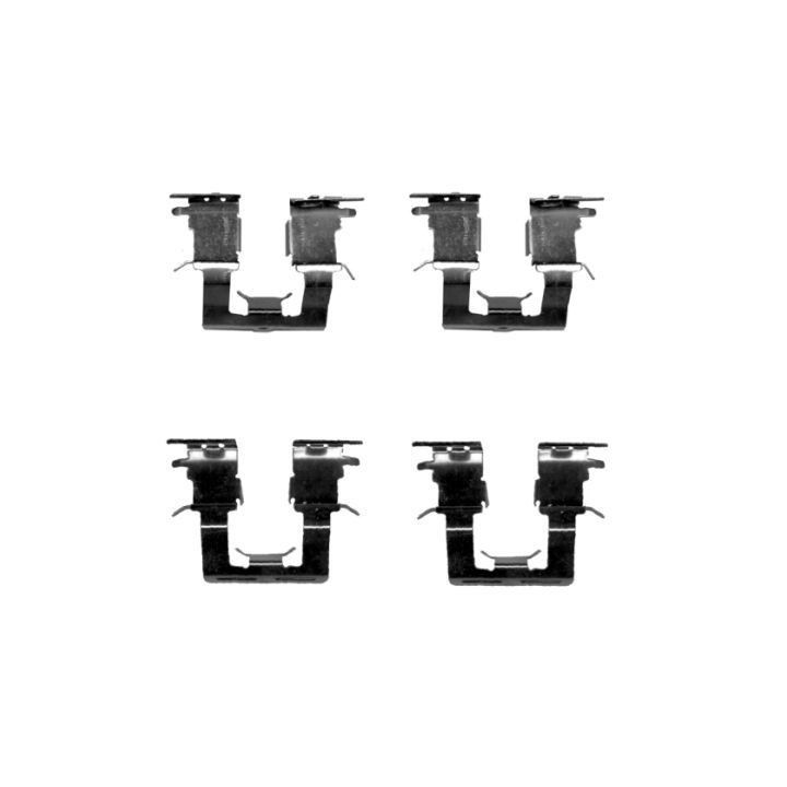 Priedų komplektas, diskinių stabdžių trinkelės HELLA 8DZ 355 204-921