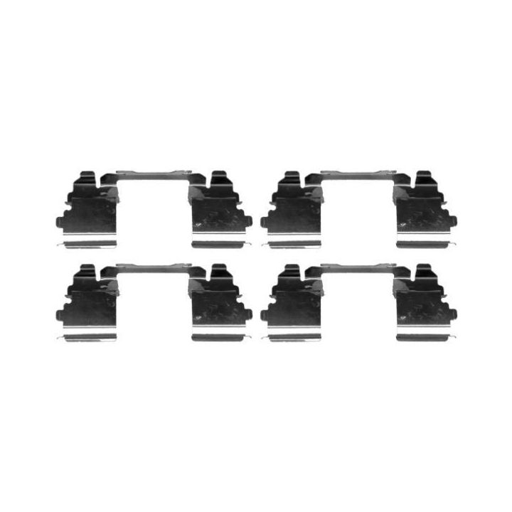 Priedų komplektas, diskinių stabdžių trinkelės HELLA 8DZ 355 205-401