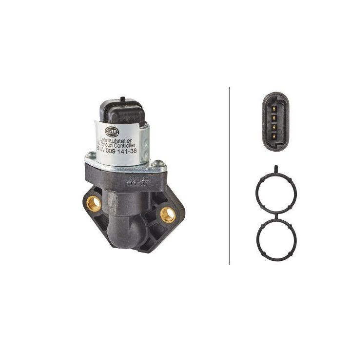 Tuščiosios eigos valdymo vožtuvas, oro tiekimas HELLA 6NW 009 141-381