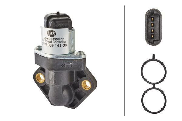 Tuščiosios eigos valdymo vožtuvas, oro tiekimas HELLA 6NW 009 141-381
