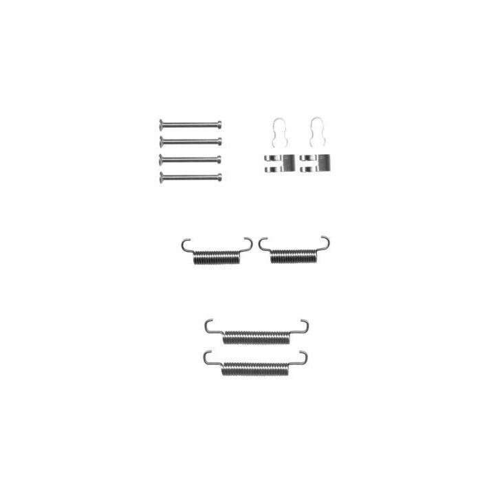 Priedų komplektas, stovėjimo stabdžių trinkelės HELLA 8DZ 355 201-861