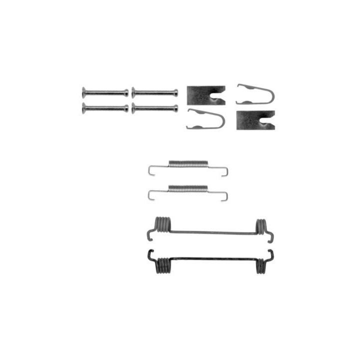 Priedų komplektas, stovėjimo stabdžių trinkelės HELLA 8DZ 355 201-961