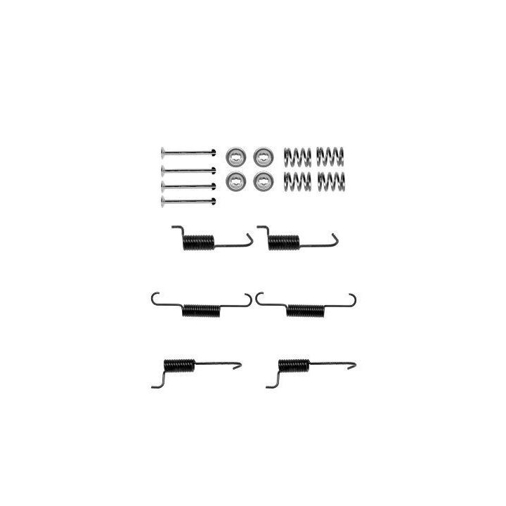 Priedų komplektas, stovėjimo stabdžių trinkelės HELLA 8DZ 355 202-081