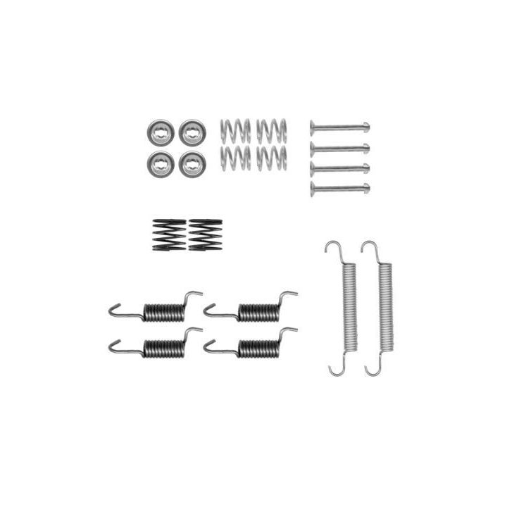 Priedų komplektas, stovėjimo stabdžių trinkelės HELLA 8DZ 355 202-141