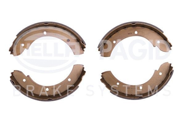 Stabdžių trinkelių komplektas, stovėjimo stabdis HELLA 8DA 355 050-101