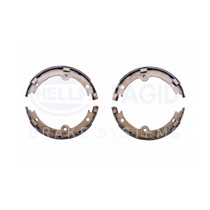 Stabdžių trinkelių komplektas, stovėjimo stabdis HELLA 8DA 355 050-191