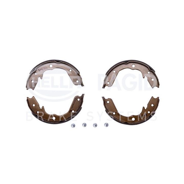 Stabdžių trinkelių komplektas, stovėjimo stabdis HELLA 8DA 355 050-511