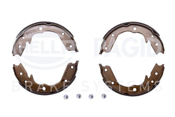 Stabdžių trinkelių komplektas, stovėjimo stabdis HELLA 8DA 355 050-511