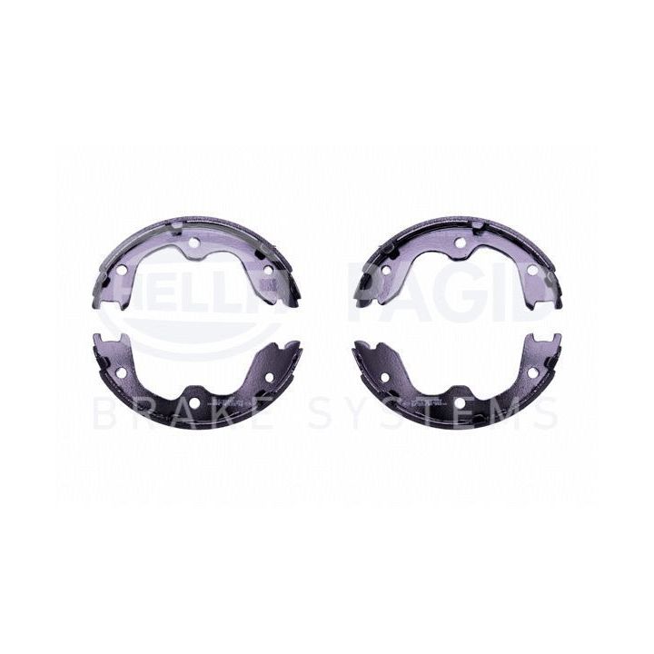 Stabdžių trinkelių komplektas, stovėjimo stabdis HELLA 8DA 355 050-691