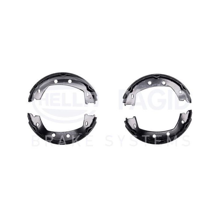 Stabdžių trinkelių komplektas, stovėjimo stabdis HELLA 8DA 355 050-801