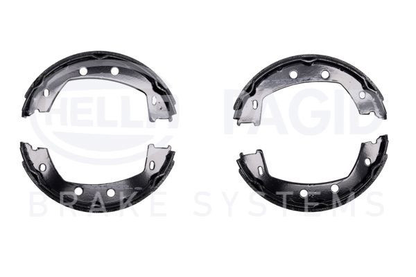 Stabdžių trinkelių komplektas, stovėjimo stabdis HELLA 8DA 355 050-801