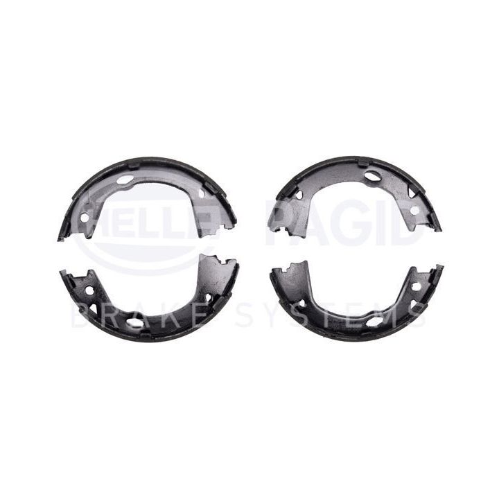 Stabdžių trinkelių komplektas, stovėjimo stabdis HELLA 8DA 355 051-081